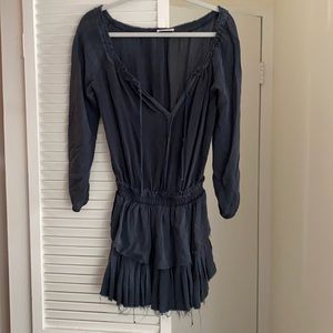 LoveShackFancy popover raw edge dress